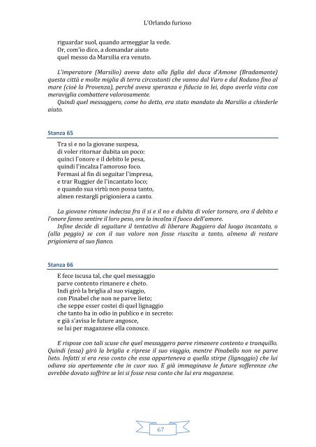 L'Orlando furioso Di Ludovico Ariosto - matematica fisica ... e altro