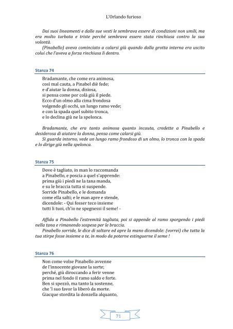 L'Orlando furioso Di Ludovico Ariosto - matematica fisica ... e altro