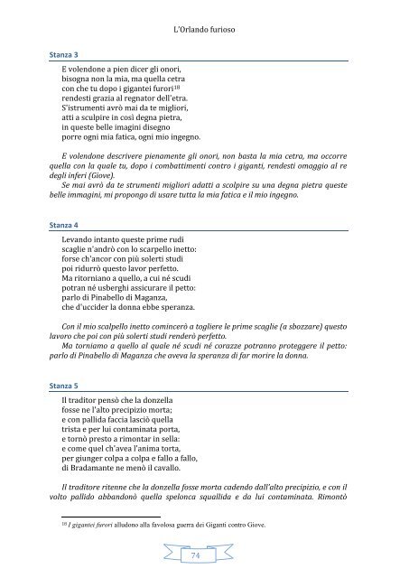 L'Orlando furioso Di Ludovico Ariosto - matematica fisica ... e altro