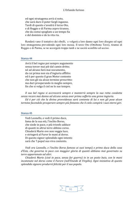 L'Orlando furioso Di Ludovico Ariosto - matematica fisica ... e altro