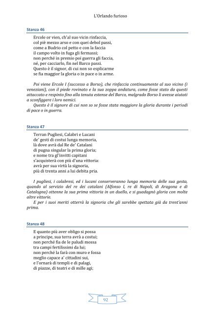 L'Orlando furioso Di Ludovico Ariosto - matematica fisica ... e altro