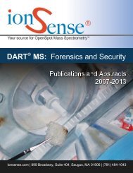 Download the new DART Forensics Book of Abstracts - IonSense