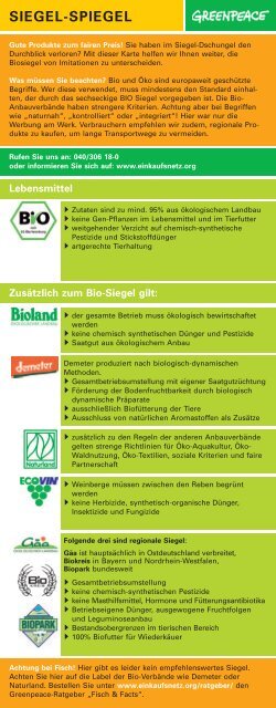 Bio-Siegel-Dschungel