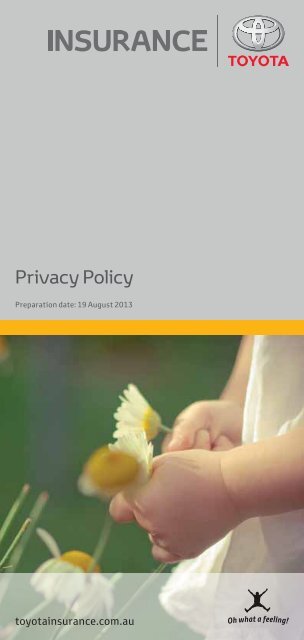 Toyota Privacy Policy - (PDF: 0.5MB - opens in new window)
