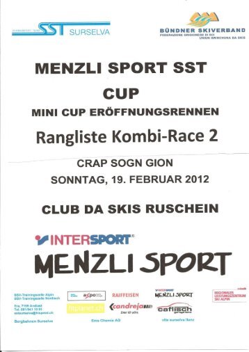 Menzli Sport SST Mini Cup CR 2 - Skiclub Arosa