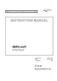 Instruction Manual IBRit-md1