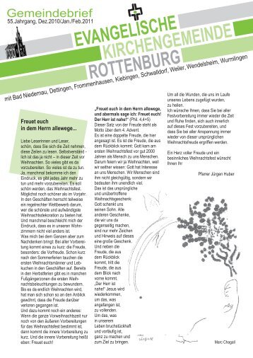 Termine Termine Termine - Evangelisch in Rottenburg