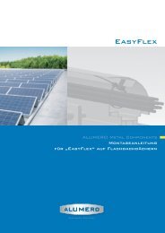 Montageanleitung fÃ¼r âEasyFlexâ - Alumero