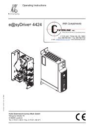 e@syDrive® 4424 - Centerline Inc