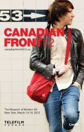 CANADIAN FRONT12 - Telefilm Canada