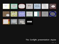 The ConTEXt presentation styles - Pragma ADE