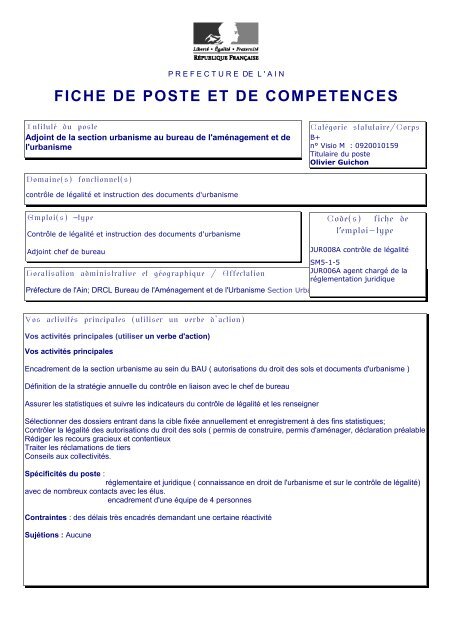 fiche de poste 2014 Olivier GUICHON-1.pdf - Rhone-Alpes