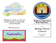 Spring Choral Concert - Middletown City School District