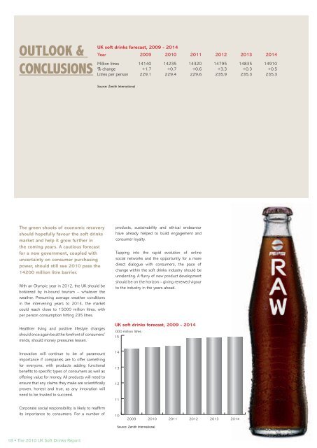 THE 2010 UK SOFT DRINKS REPORT - British Soft Drinks Association