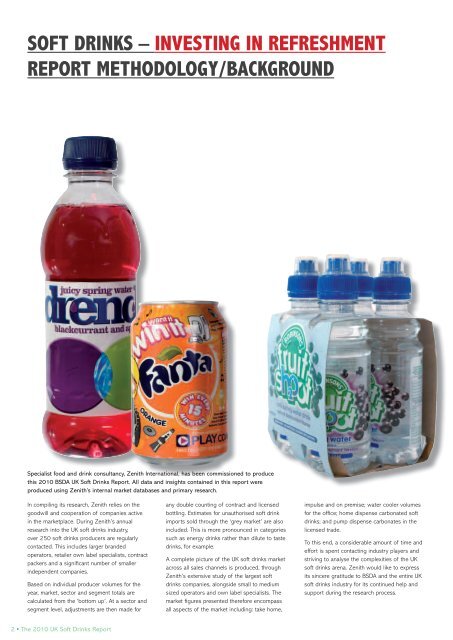 THE 2010 UK SOFT DRINKS REPORT - British Soft Drinks Association