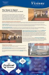 Visions Newsletter Fall 2011 - Providence Washington