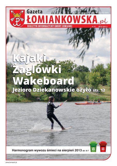 Gazeta Łomiankowska.pl nr 31 z 26 lipca 2013 (pdf 11 MB)
