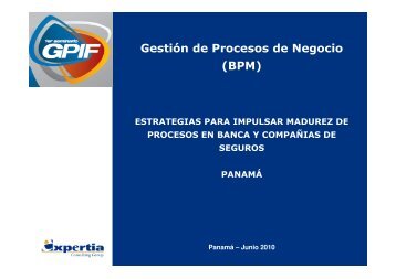 Gestión de Procesos de Negocio (BPM) - Expertia