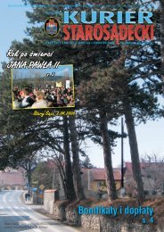 nr 163/164 kwiecieÅ 2006 - Kurier StarosÄdecki