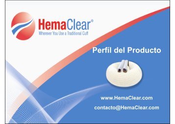 Hemaclear, torniquetes desechables - Pages