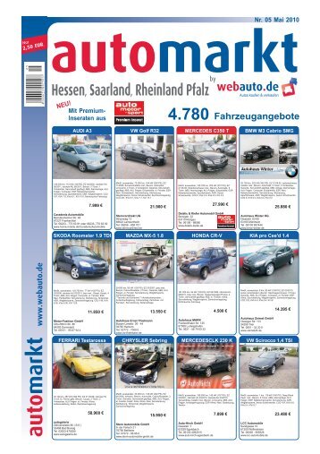 Hessen, Saarland, Rheinland Pfalz - Webauto.de