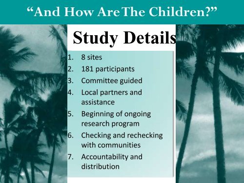 "And How Are the Children?": Carol Plummer, PhD, LCSW