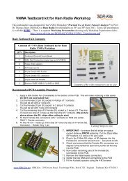VNWA Testboard kit for Ham Radio Workshop - SDR-Kits