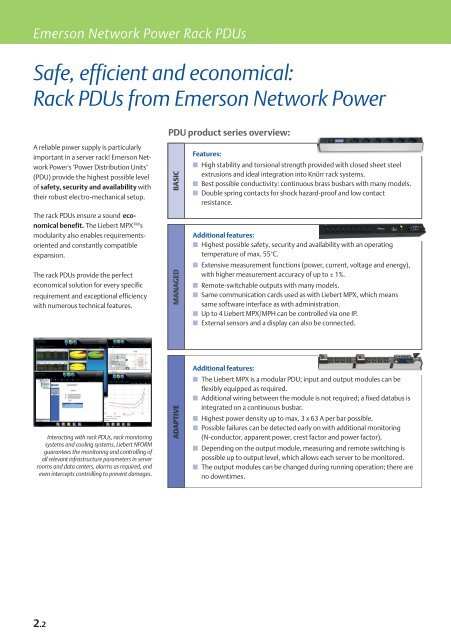 Emerson Network Power Rack PDUs