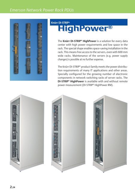 Emerson Network Power Rack PDUs