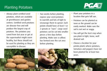 Planting Potatoes - Potato Growers of Alberta