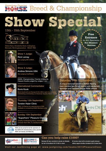 AQHA 4 Page Pull out - AQHA UK