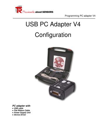 USB PC Adapter V4 Configuration - TR Electronic