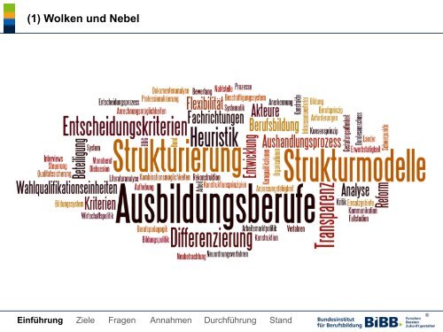 Strukturierung anerkannter Ausbildungsberufe im dualen ... - BiBB