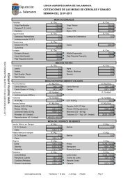 lonja agropecuaria de salamanca cotizaciones de las mesas de ...