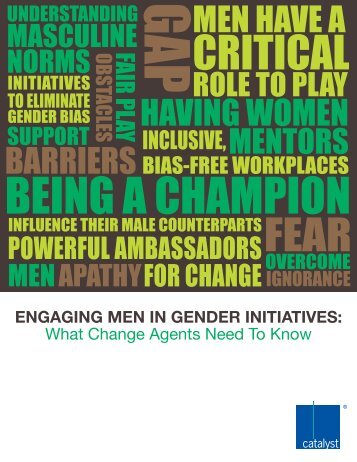 ENgAgiNg MEN iN gENdEr iNiTiATivEs - Catalyst