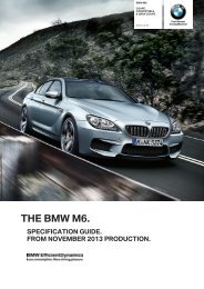 THE ALL NEW BMW M6. - BMW New Zealand