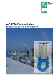 VAG ZETA Plattenschieber - VENTEK Armaturen GmbH