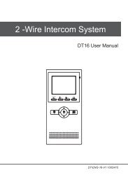 2 -Wire Intercom System - Schick Handel