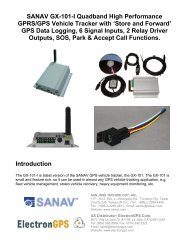 SANAV GX-101-I Quadband High Performance ... - ElectronGPS