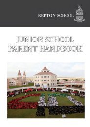 Handbook 2012 - Repton School Dubai