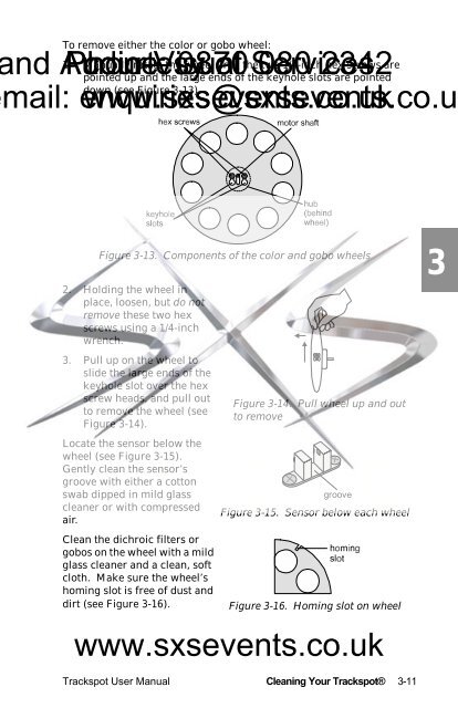 Lighting - Trackspot Manual - SXS Events