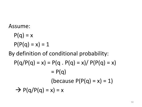 Rational Self-Doubt - Philosophy