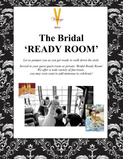 Wedding Package The Bridal Ready Room - Vintage Hotels