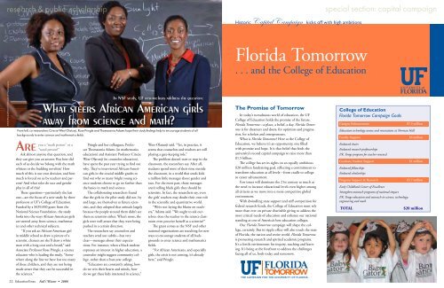 Revival - College of Education - University of Florida