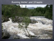 Running Water and Streams - Geology Home Page