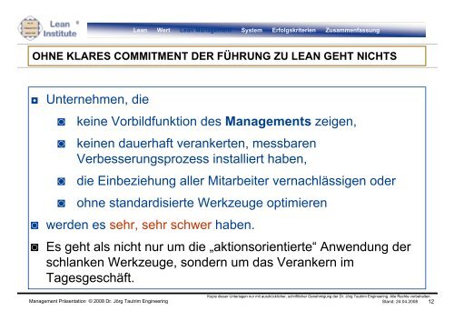 Lean Institute® Karlsruhe - DOXNET