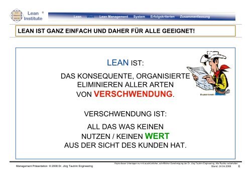 Lean Institute® Karlsruhe - DOXNET