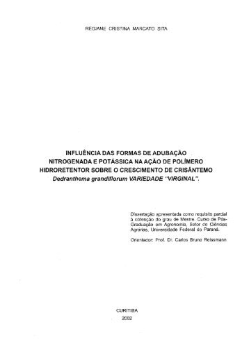 r= 0.98 - Universidade Federal do Paraná