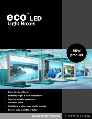 ECo led lightbox temp brochure for PDF2 - Display Design