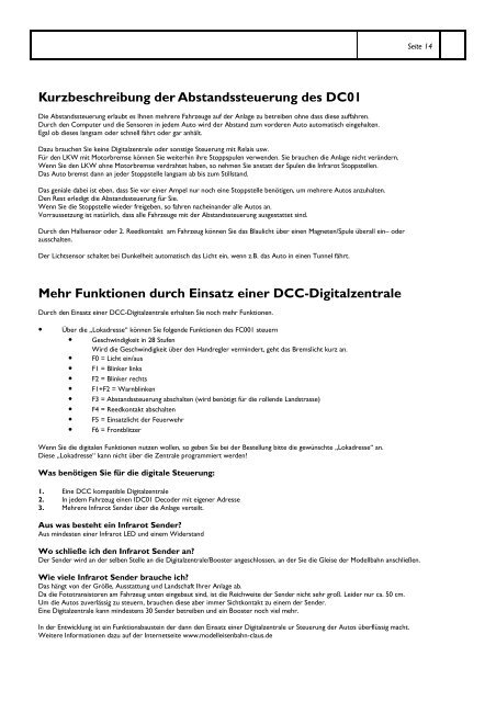 Einbau des DC01-Decoders in einen Faller LKW - Modelleisenbahn ...